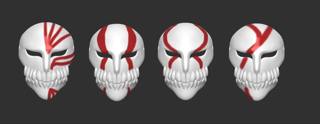 Bleach mask — modelo 3D