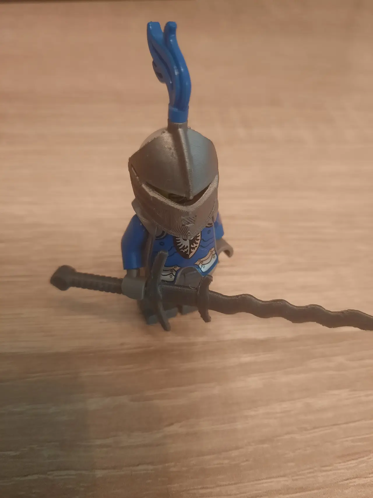 Lego Compatible Minifigure Size Visor 48486 Improved — modelo 3D