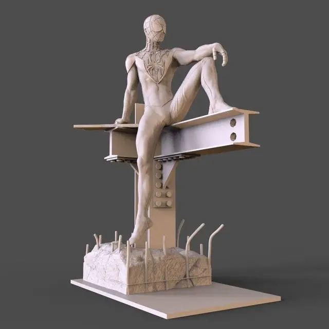spider man Miles — modelo 3D