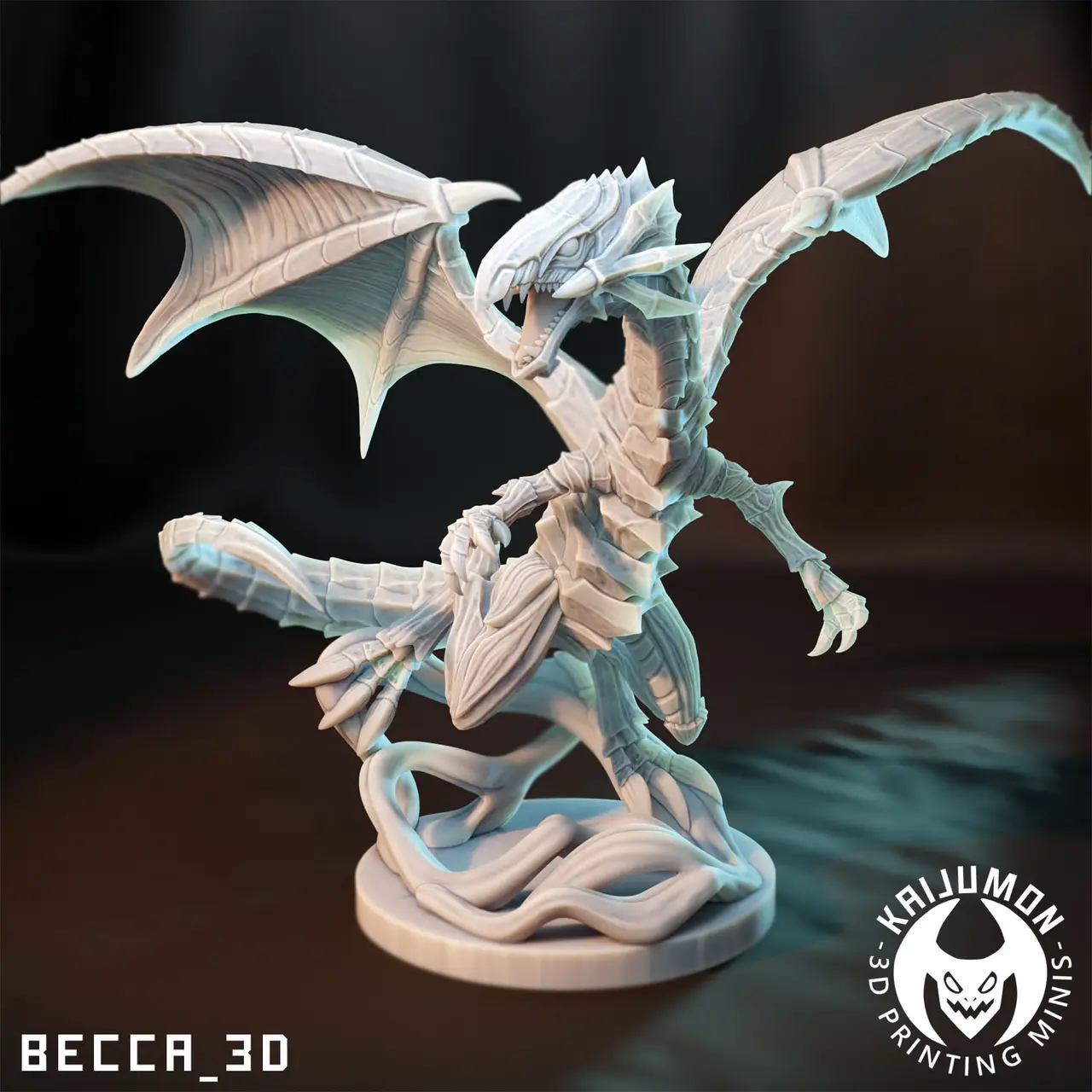 Blue Eyes White Dragon — modelo 3D