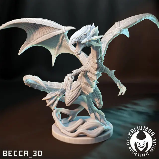Blue Eyes White Dragon — modelo 3D