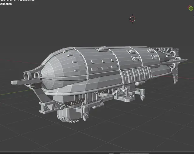 Prydwen — modelo 3D