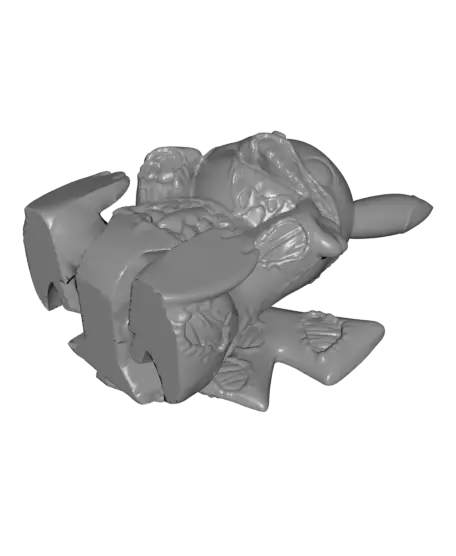 Zombie Pikachu — modelo 3D
