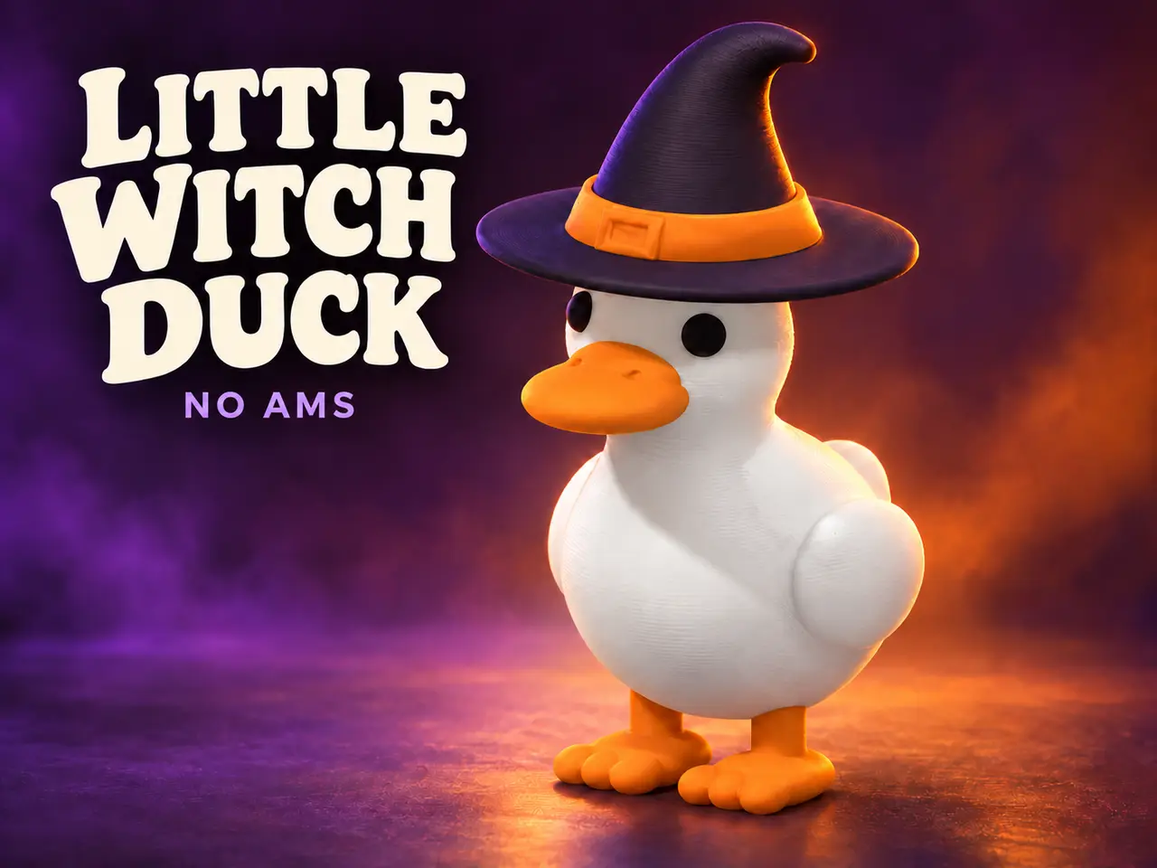 Little Witch Duck — modelo 3D