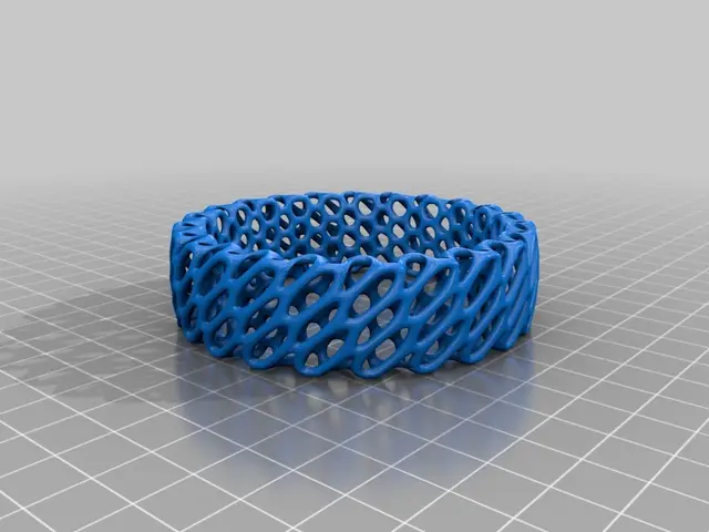 Diagrid Bracelet — modelo 3D