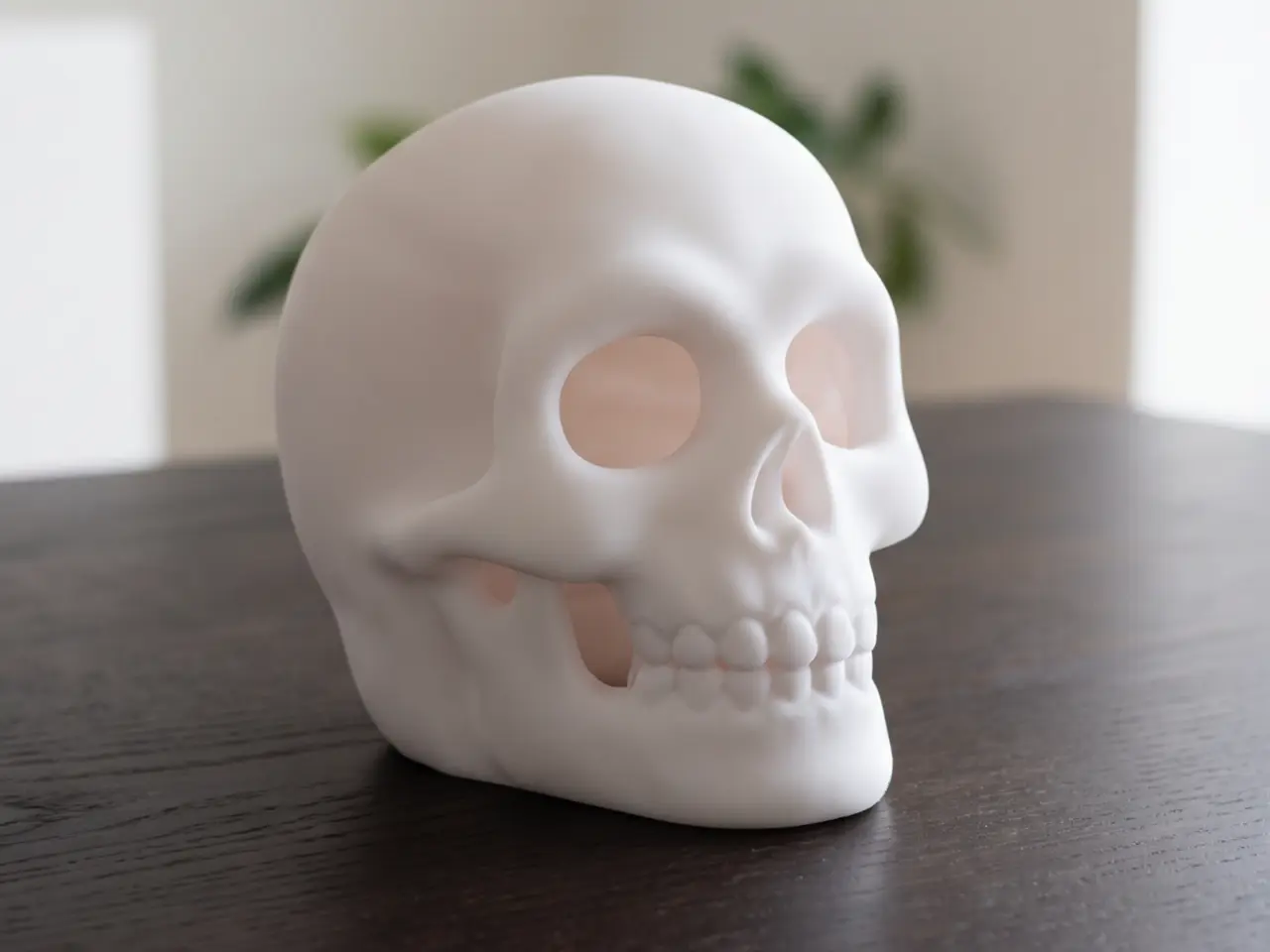 Spooky Skull Tealight Lantern — modelo 3D