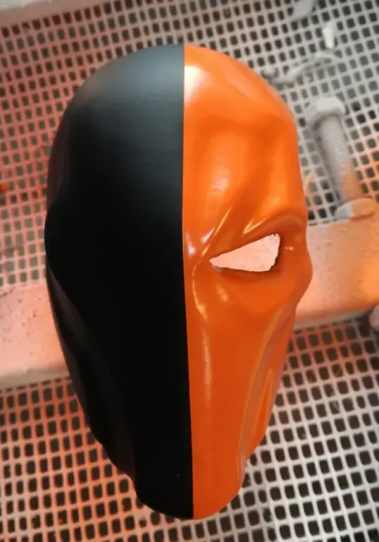 Deathstroke mask Arkham Origins with Back Piece — modelo 3D