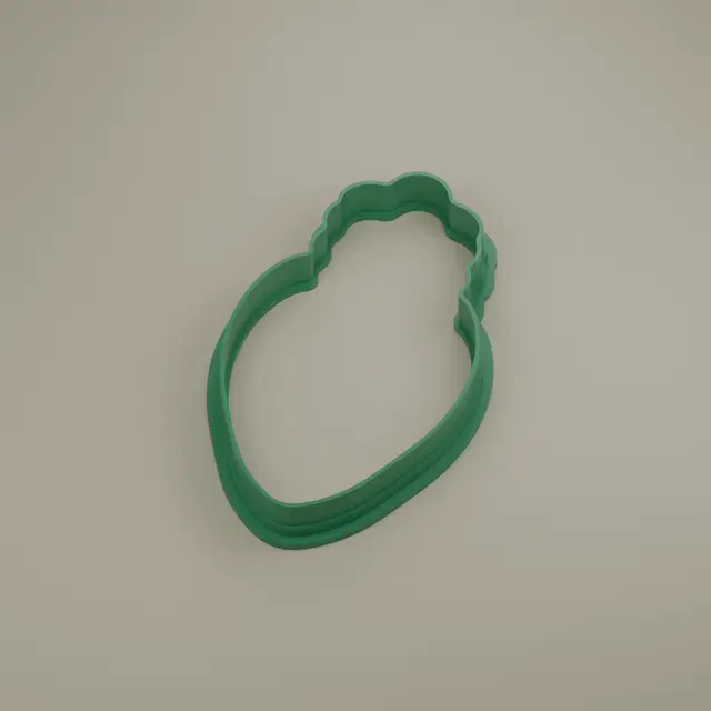 Christmas Light Bulb Cookie Cutter — modelo 3D