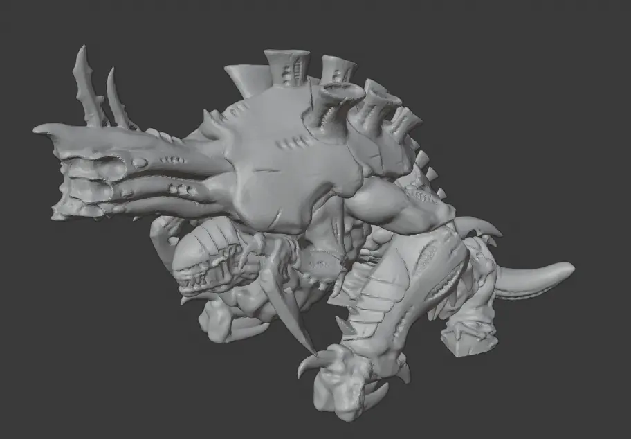 Epic Tyranid Exocrine — modelo 3D
