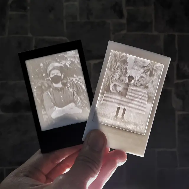 Polaroid Lithophane — modelo 3D
