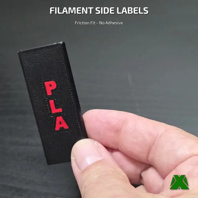 Filament Storage Side Labels — modelo 3D