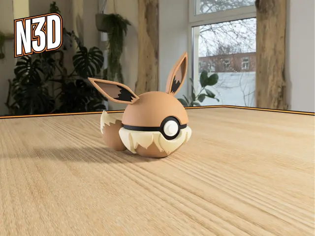#0133 - Eevee — modelo 3D