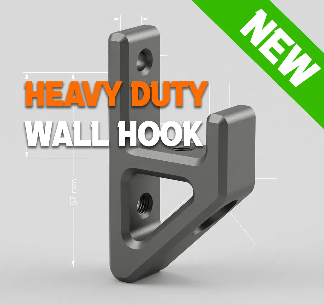 Heavy Duty Wall Hook — modelo 3D