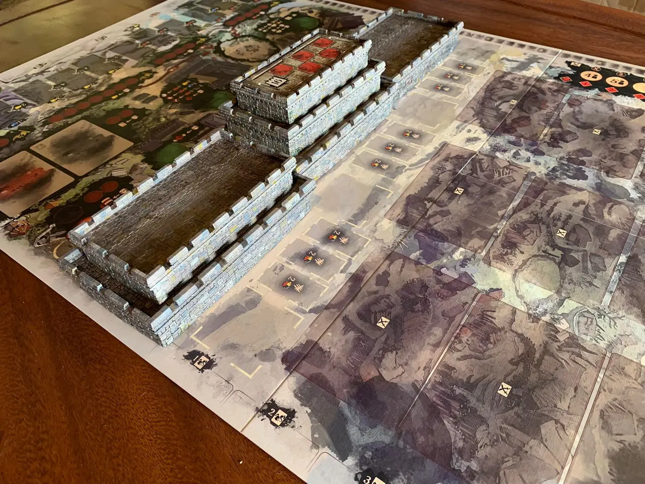 Optional walls for the Great wall boardgame by Awaken Realms — modelo 3D