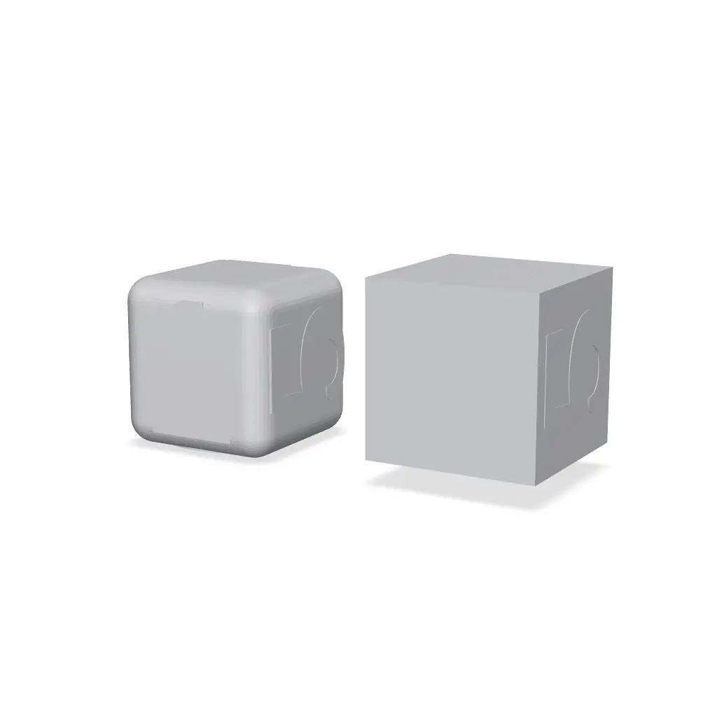 Blue Numbered Dice — modelo 3D