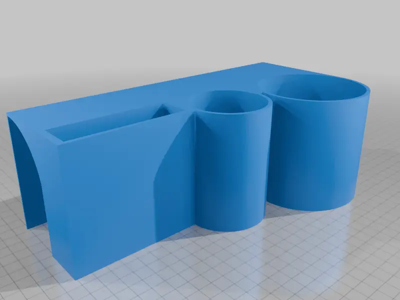 renault kangoo 2021 car door window cupholder — modelo 3D