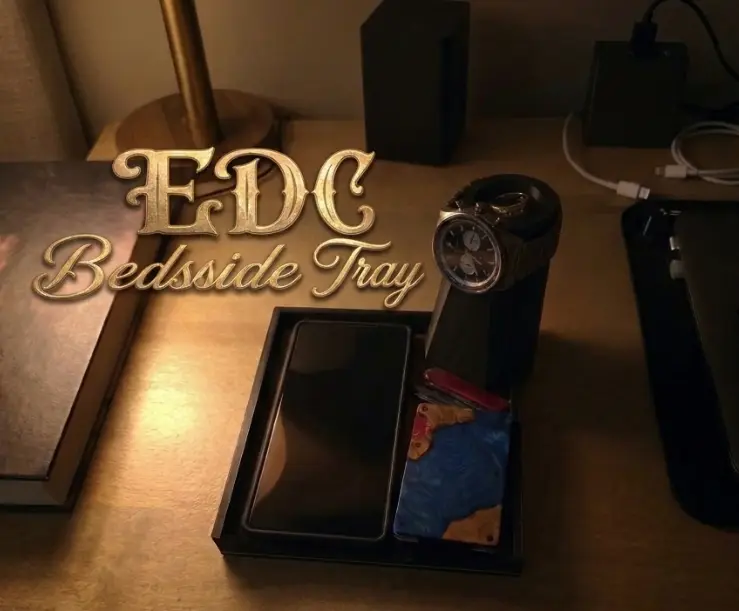 EDC Bedside tray — modelo 3D