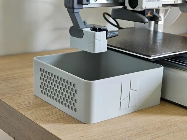 Poop bucket + deflector (A1, A1 mini, AMS) — modelo 3D