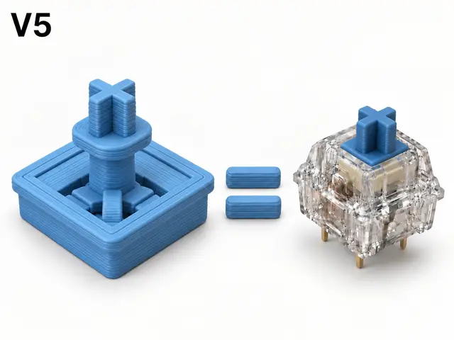 3D Printed Clicky Clicker V5 - Print In Place — modelo 3D