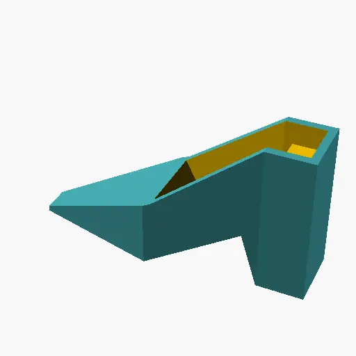High Heel Door Wedge (support-free) — modelo 3D