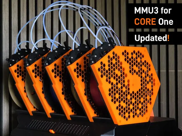 Spool Holder & Buffer for Core One MMU3 Community Version — modelo 3D