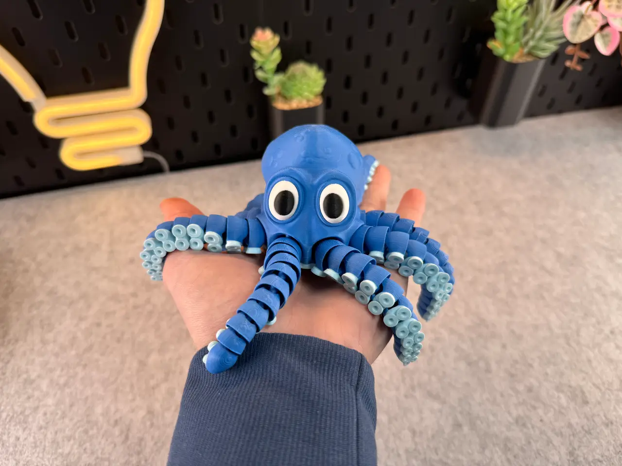 Articulated Cute Octopus — modelo 3D