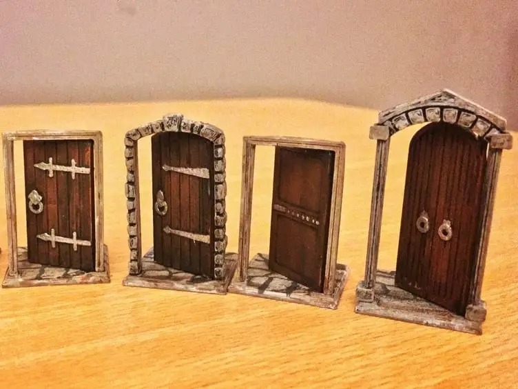 28mm Doors - Zombicide — modelo 3D