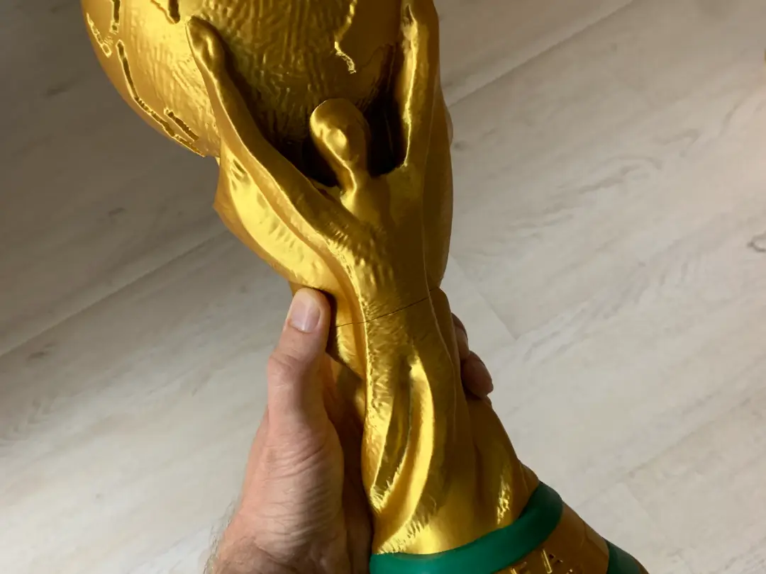 Football World Cup Trophy Real Size and smaller — modelo 3D