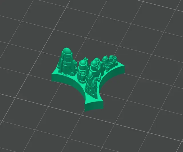 Star Trek Ascendancy Node for Fanmade Faction Xindi — modelo 3D