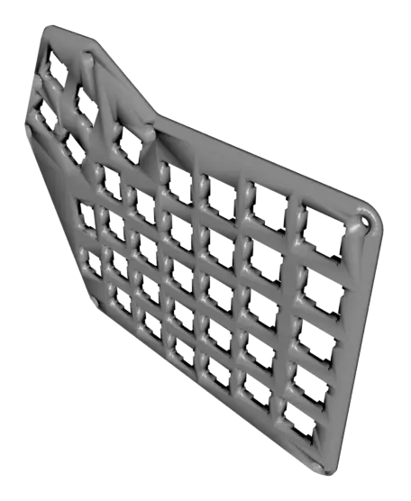Redox Handwire Mechanical Keyboard — modelo 3D