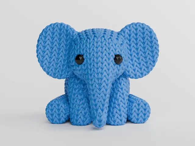 Knitted Elephant — modelo 3D