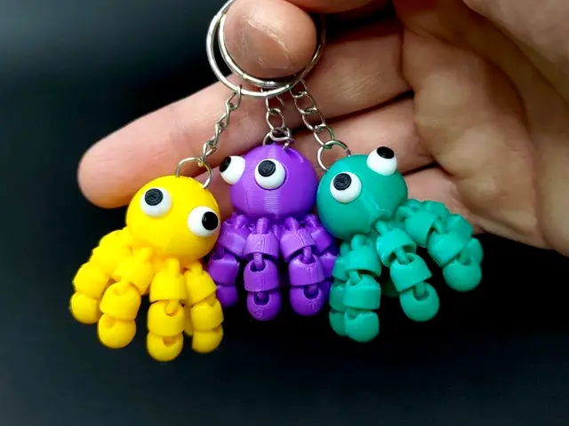 Flexi Funny Octopus — modelo 3D