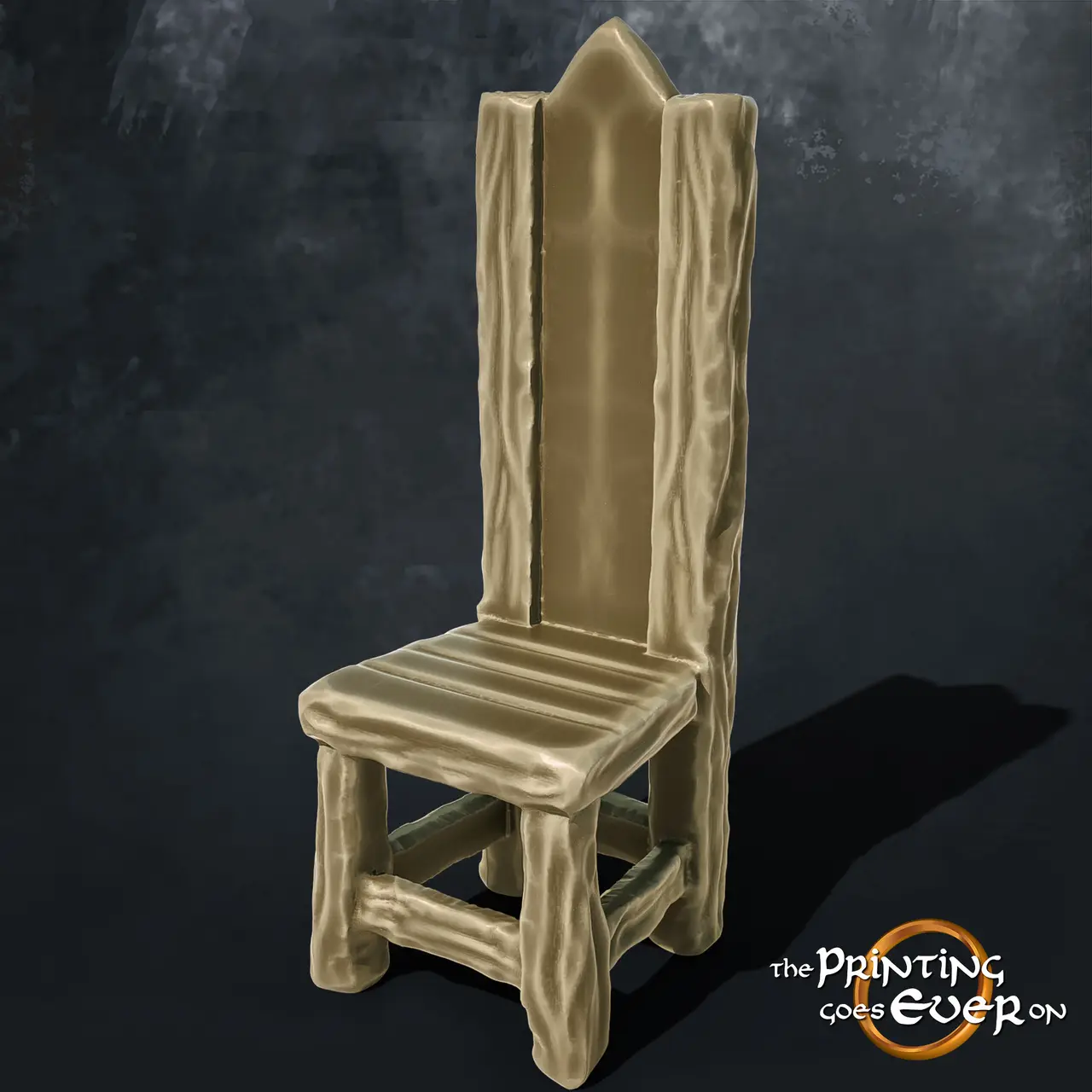 Wooden Chair — modelo 3D