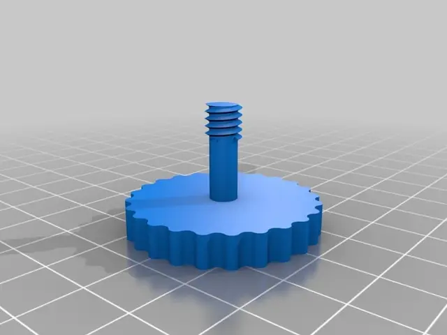 Camera Tripod Screw (1/4" - 20 UNC) — modelo 3D
