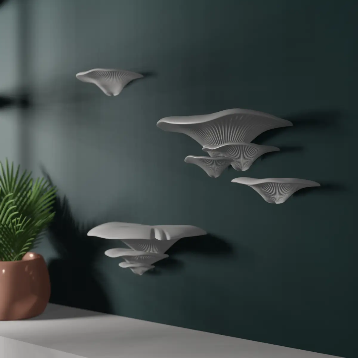 Mushroom shelves — modelo 3D