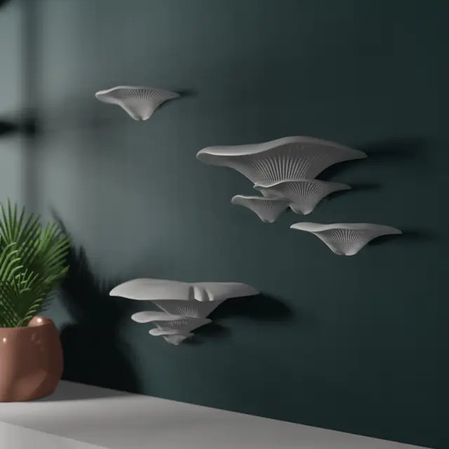 Mushroom shelves — modelo 3D