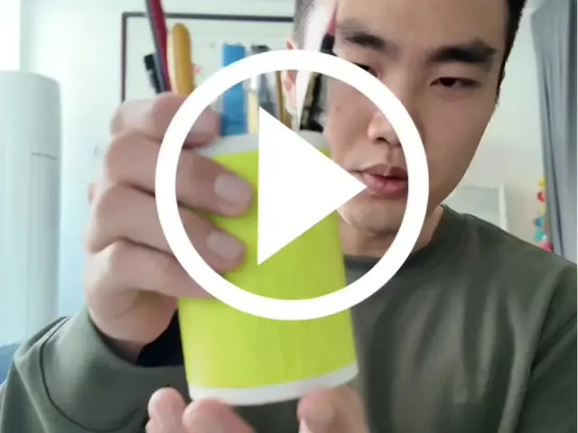 极简笔筒（翠竹花纹，svg可自定义图案） — modelo 3D