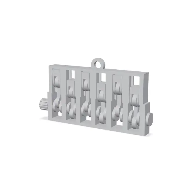 Articulated Engine Keychain — modelo 3D