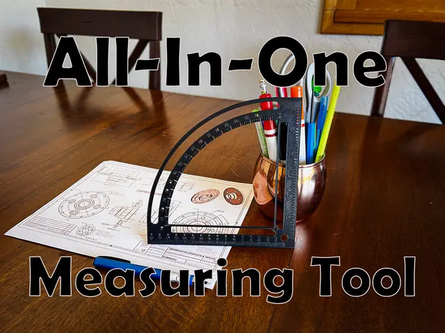 All-In-One Measurement Tool (Protractor, Ruler, Compass) — modelo 3D