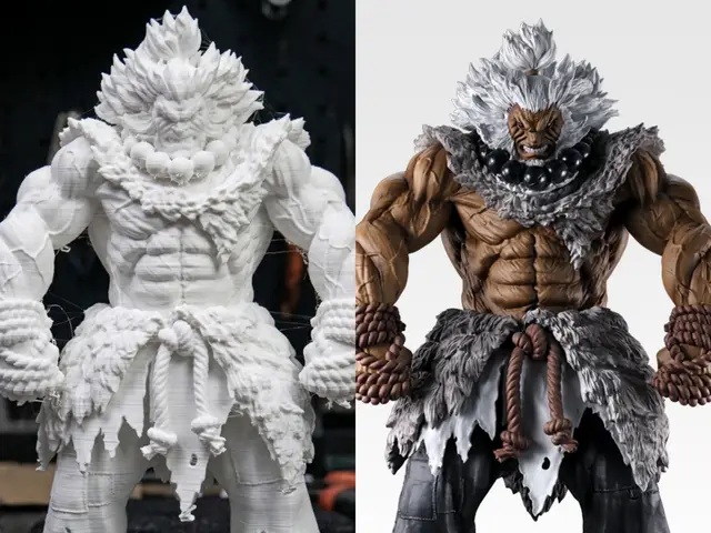Street Fighter Akuma figure — modelo 3D