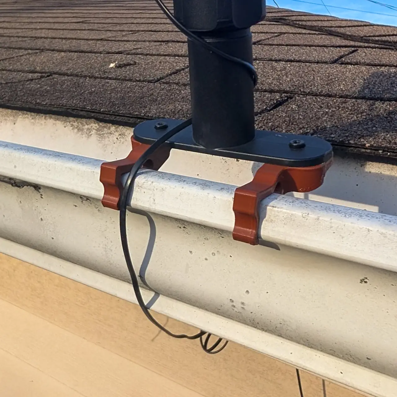 Ring Solar Panel Gutter Mount — modelo 3D