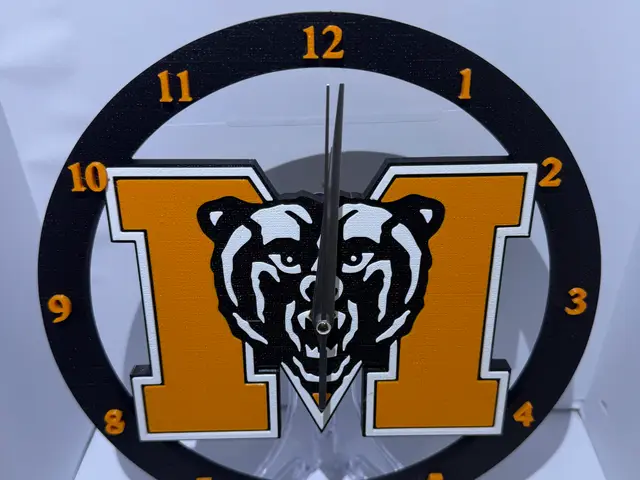 Mercer Bears Custom sports clock — modelo 3D