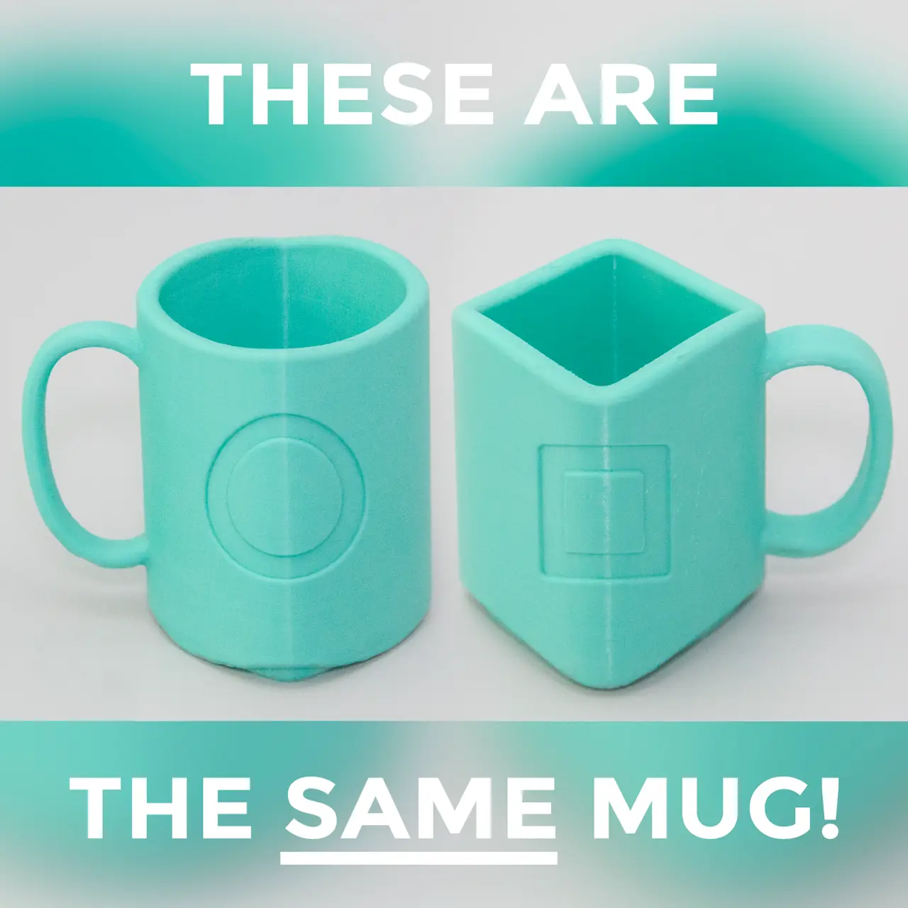 Squircle Mug // Ambiguous Cylinder Illusion — modelo 3D