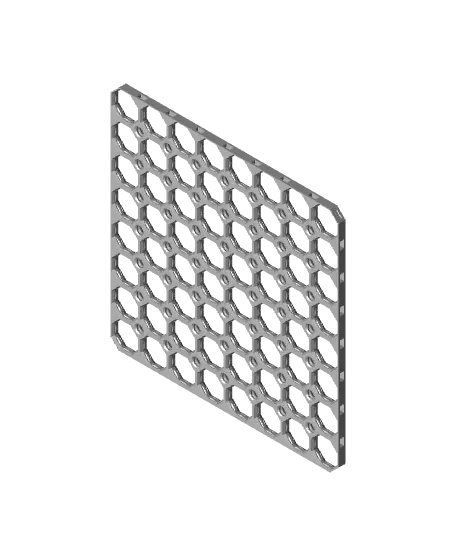 8x8 MU - MultiBoard Octagon Plate — modelo 3D