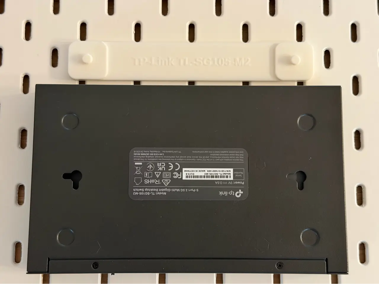 Ikea Skadis mounting bracket TL-SG-105/108-M2 — modelo 3D
