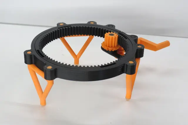 Fully 3D-printable turntable — modelo 3D
