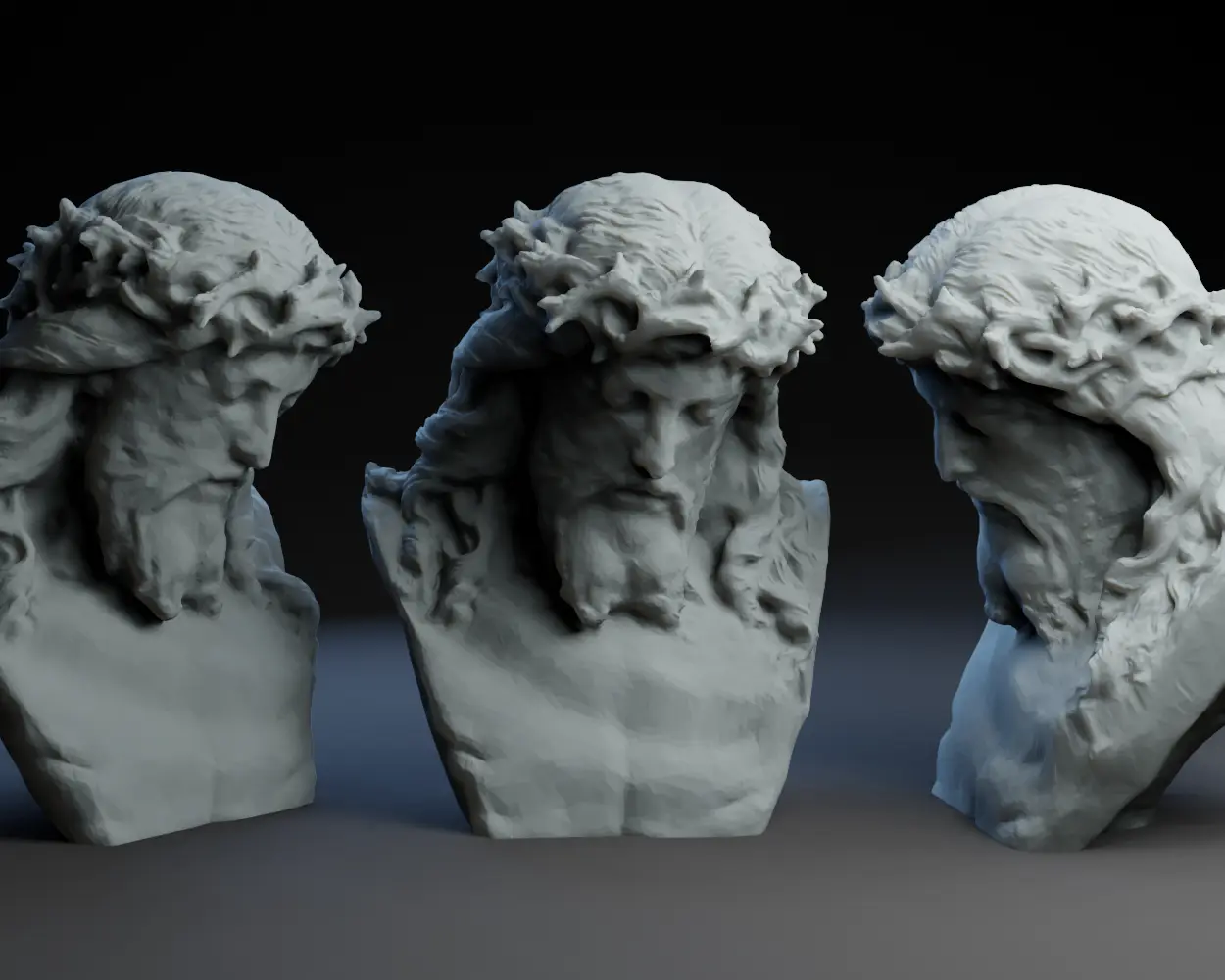 Jesus Bust — modelo 3D