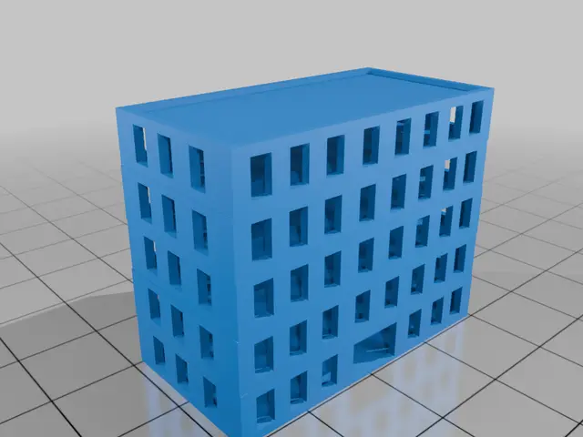 Model Hotel/ Apartment Building — modelo 3D