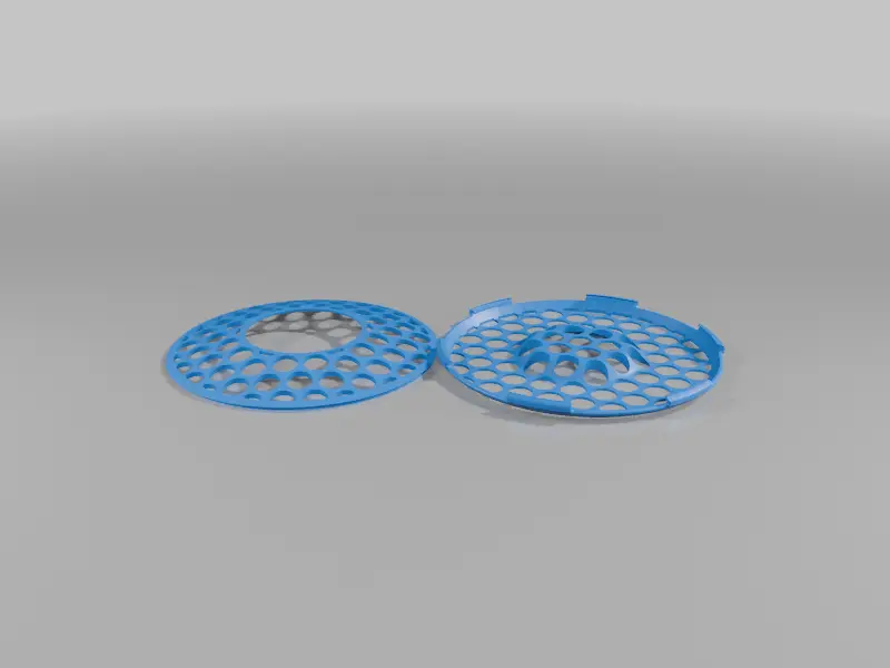 3m round filter case v3 — modelo 3D