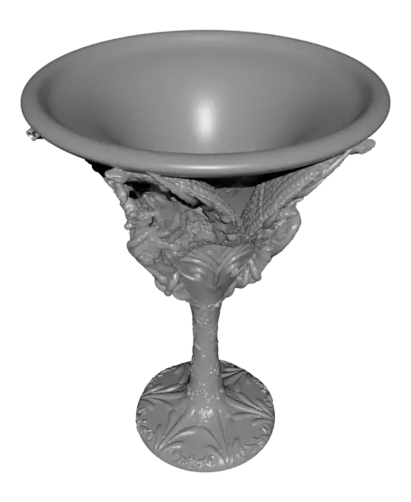 The Dragon Angel Chalice — modelo 3D